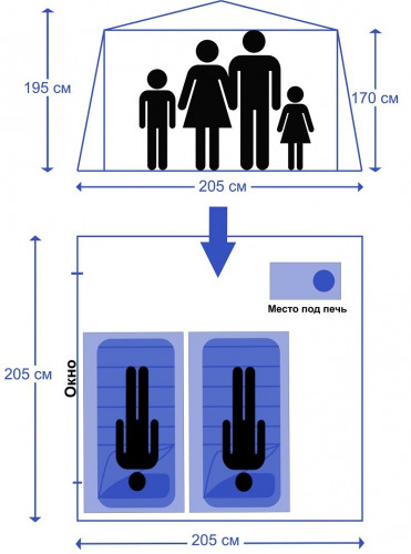Мобильная баня-палатка МОРЖ в Ижевске