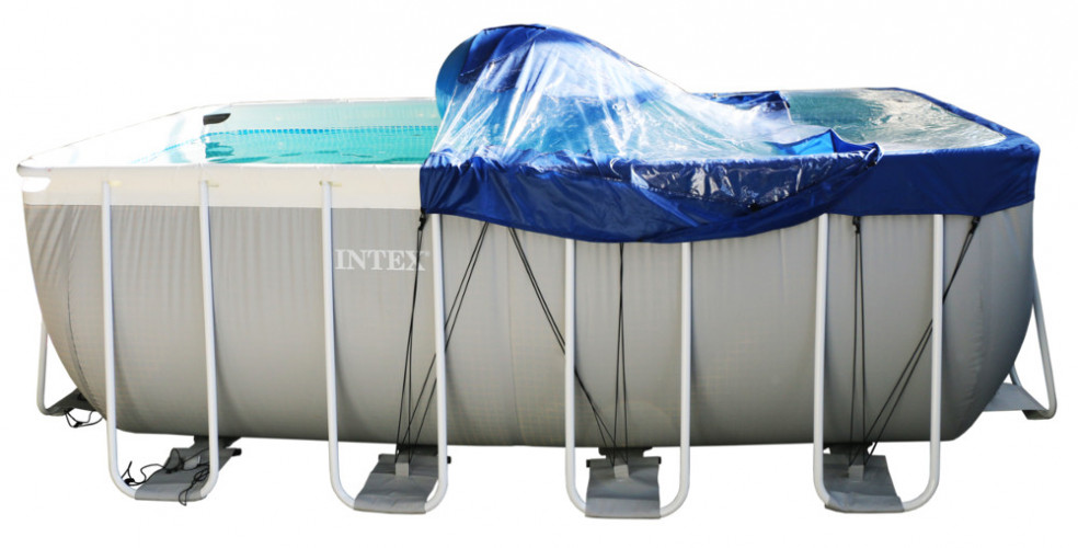 Тент для прямоугольного бассейна Intex/Bestway с надувной подушкой "Фиеста" в Ижевске