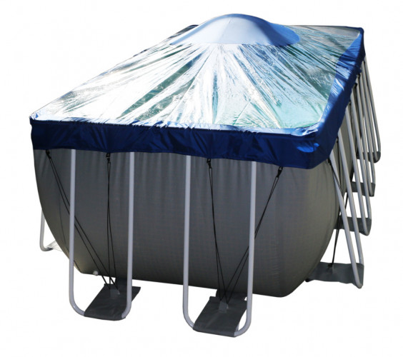 Тент для прямоугольного бассейна Intex/Bestway с надувной подушкой "Фиеста" в Ижевске