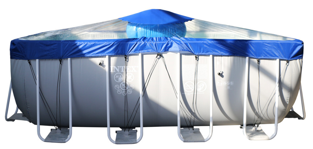Тент для прямоугольного бассейна Intex/Bestway с надувной подушкой "Фиеста" в Ижевске