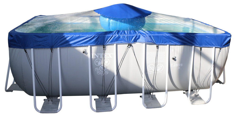 Тент для прямоугольного бассейна Intex/Bestway с надувной подушкой "Фиеста" в Ижевске