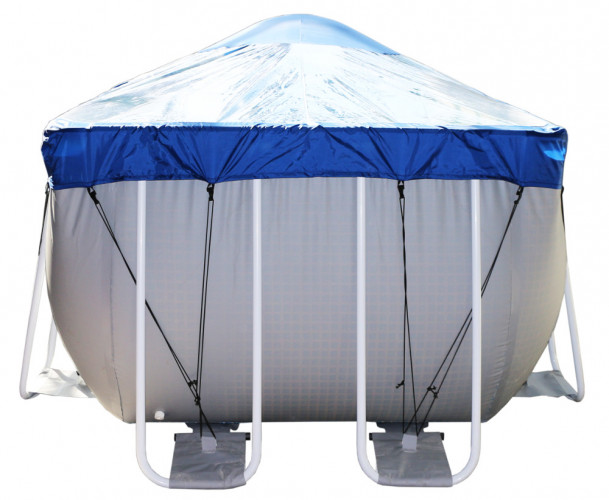 Тент для прямоугольного бассейна Intex/Bestway с надувной подушкой "Фиеста" в Ижевске