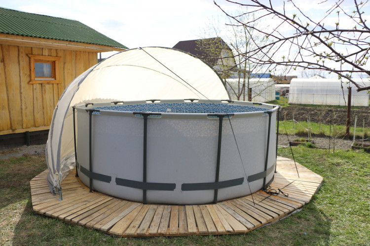 Купол-тент для бассейнов "Фиеста" КОМБИ в Ижевске