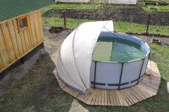 Купол-тент для бассейнов &quot;Фиеста&quot; КОМБИ