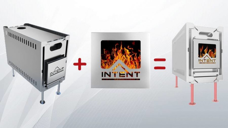 Стеклянная дверца для печи Intent в Ижевске