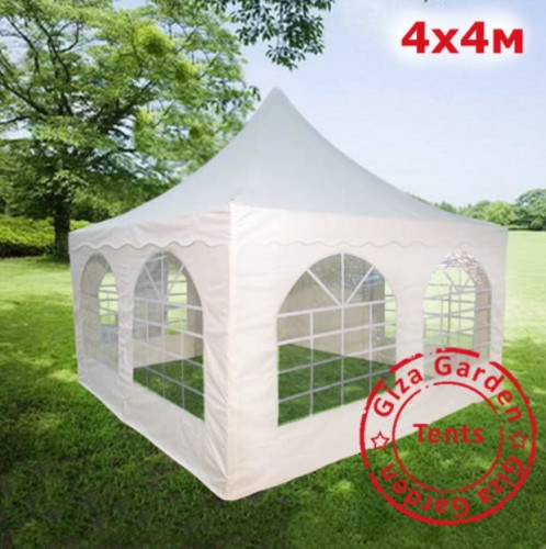 Шатер Пагода Giza Garden 4 х 4 м белый в Ижевске