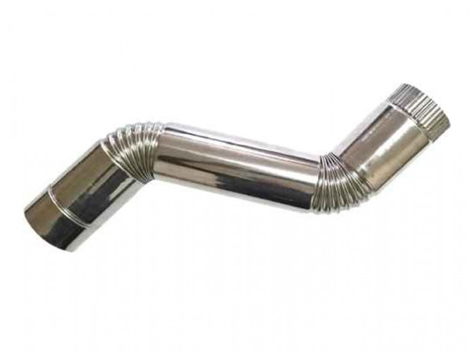 Сегмент трубы S-образный d-80 мм.(нерж.)Инвент в Ижевске