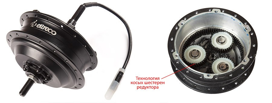 Мотор-колесо Eltreco 36V 500W LCD 27,5" АКБ 36V 10А/ч 1 в Ижевске