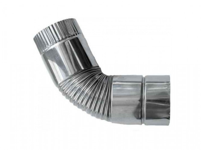 Сегмент трубы угол 45° d-80 мм.(нерж.)Инвент в Ижевске