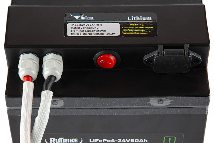 Тяговый железо-фосфатный аккумулятор RuTrike LiFePO4 24V60Ah (80А) в Ижевске