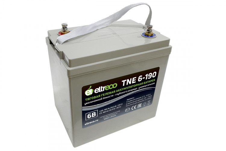 Тяговый аккумулятор Eltreco TNE6-190 (6V150A/H C3) в Ижевске