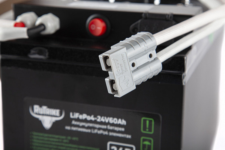 Тяговый железо-фосфатный аккумулятор RuTrike LiFePO4 60V48Ah (60А) в Ижевске