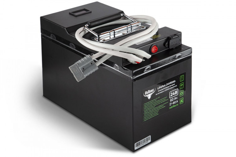 Тяговый железо-фосфатный аккумулятор RuTrike LiFePO4 60V48Ah (60А) в Ижевске