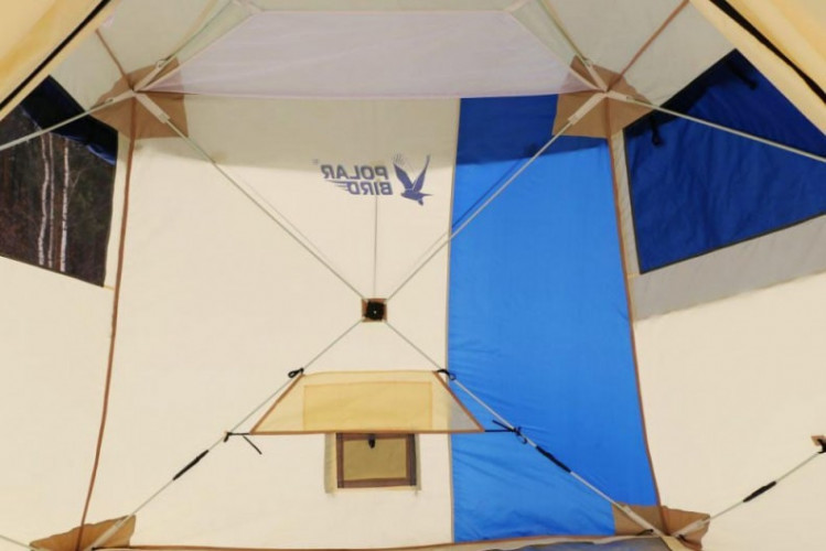 Шатер-тент Polar Bird 4SK Long + Тент-навес в Ижевске