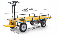 Грузовая электрическая тележка RuTrike СКЛАД 2000 П Грузовая электрическая тележка RuTrike СКЛАД 2000 П