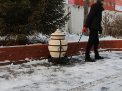 Тележка для тандыра (усиленная) Амфора  Тележка для тандыра (усиленная) Амфора