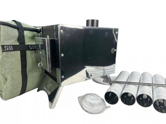 Печь дровяная Сибирка средняя из нержавейки  в Ижевске