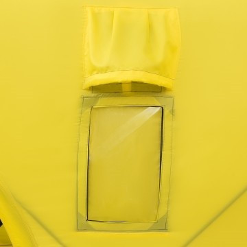 Палатка для рыбалки Helios Куб 1,5х1,5 желто/серый в Ижевске