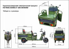 Грузовой электрический трицикл RuTrike Вояж П Трансформер в Ижевске