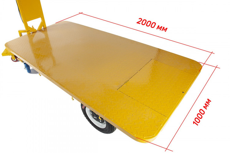 Грузовая электрическая тележка RuTrike Плита 2000 в Ижевске