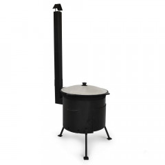 Печь с трубой под казан 12 литров, 360 мм Печь с трубой под казан 12 литров, 360 мм