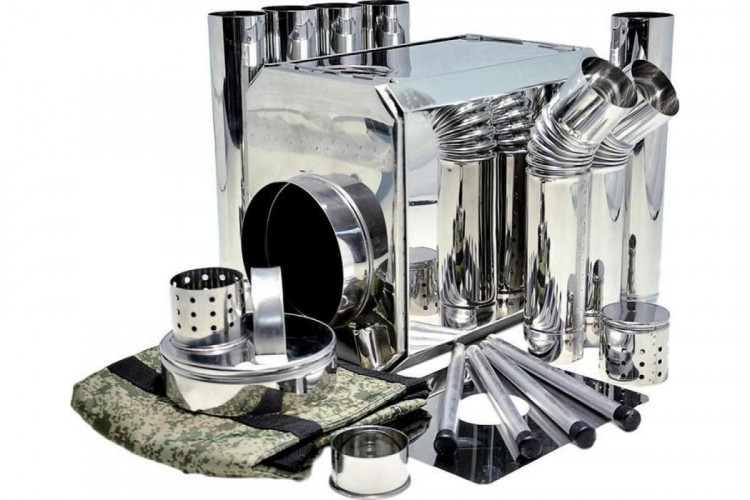 Печь пошехонка Турист 30 л с 3D экранами сталь 0,6мм в Ижевске