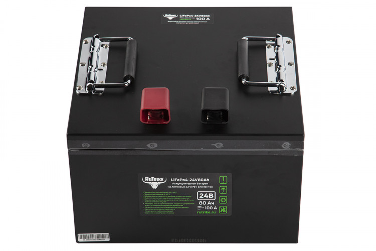 Тяговый железо-фосфатный аккумулятор RuTrike LiFePO4 24V80Ah (100A) в Ижевске