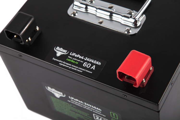 Тяговый железо-фосфатный аккумулятор RuTrike LiFePO4 24V40Ah (60A) в Ижевске