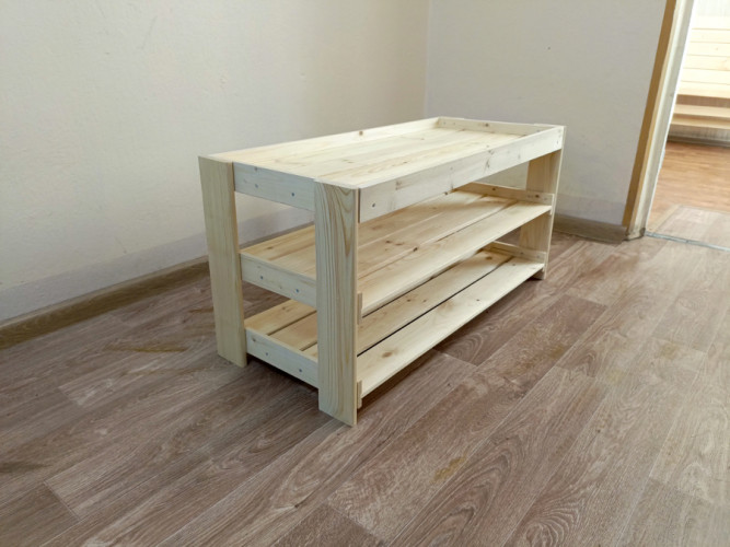 Полка для обуви деревянная в Ижевске