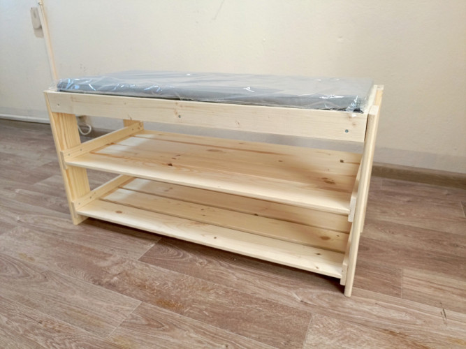 Полка для обуви деревянная в Ижевске