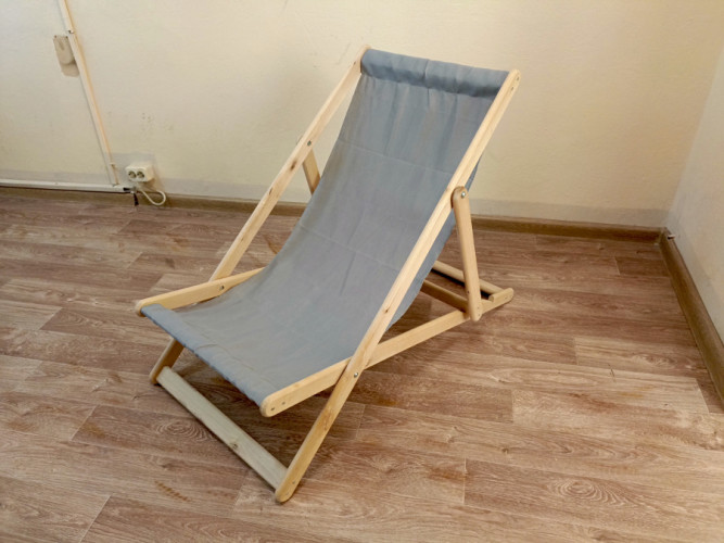 Кресло-шезлонг деревянное складное в Ижевске