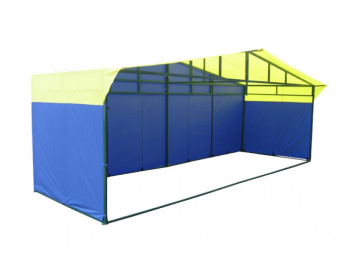 Торговая палатка МИТЕК ДОМИК 6 X 2 из квадратной трубы 40 Х 20 мм в Ижевске