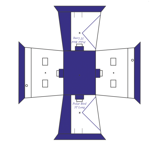 Зимняя палатка Polar Bird 3T Long компакт в Ижевске