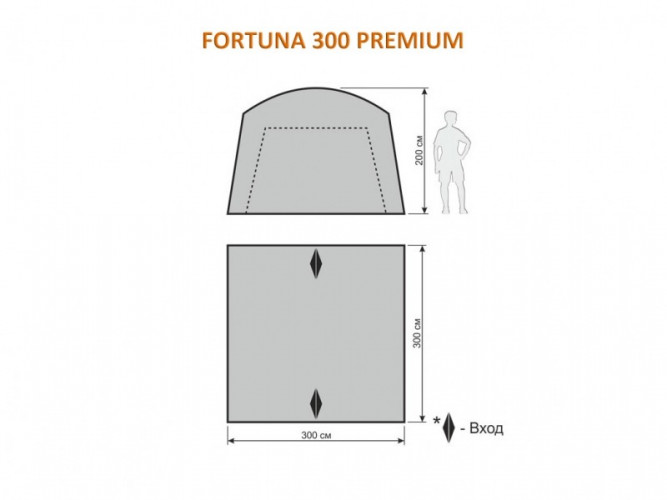 Шатер-тент World of Maverick FORTUNA 300 Premium в Ижевске